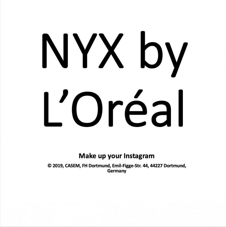 NYX by L’Oréal – Make up your Instagram